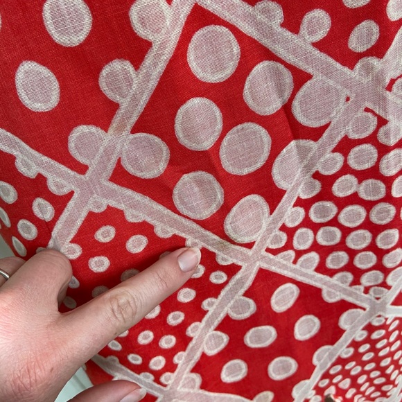 Vintage Edith Flagg red and white halter dress XS - Picture 10 of 13